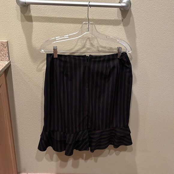 Caslon womans Navy blue and pink striped skirt - Picture 6 of 10